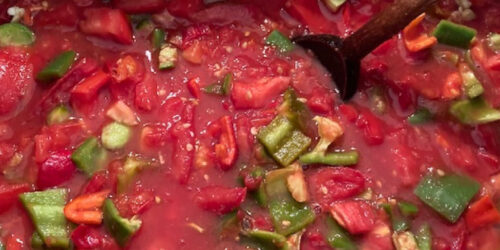 Easy canned salsa cooking featured image