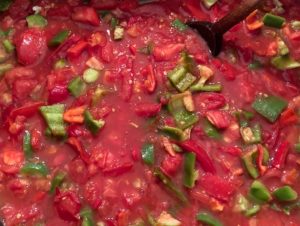 easy canned salsa with peppers