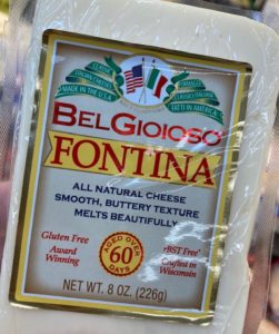 Fontina cheese from Winco