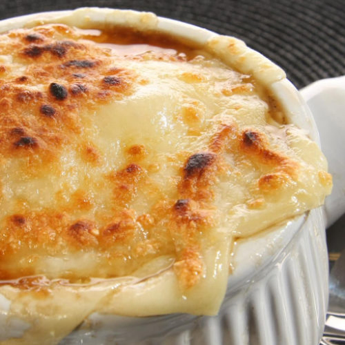 easy french onion soup in the slow cooker