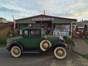 Model A Ford Rockaway Beach 10 Reasons to Visit the Northern Oregon Coast will give you some amazing ideas for vacation locations to visit. Looking for the perfect beach getaway? The Oregon beach towns of Tillamook, Garibaldi, Rockaway, Wheeler, Seaside, Cannon Beach and Astoria are filled with fun family activities. Many of them are free. Learn about things to do on the northern coast of Oregon and plan your northern Oregon coast roadtrip using this as your guide! #northernoregoncoasttravel #familytraveltips #beachtrip