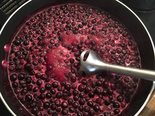canned blueberry syrup recipe with immersion blender