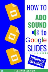 How to Add Sound to Google Slides Pinterest image