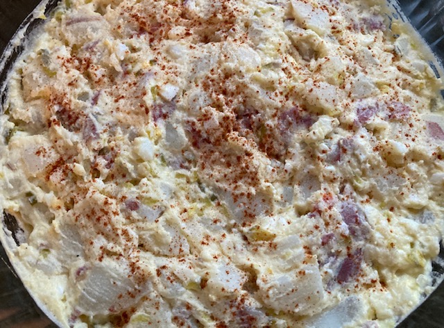 The Best Easy Creamy Potato Salad Recipe - Fluxing Well