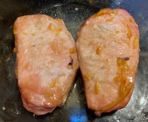 leftover glazed smoked pork chops