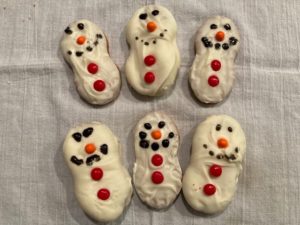 nutter butter snowmen
