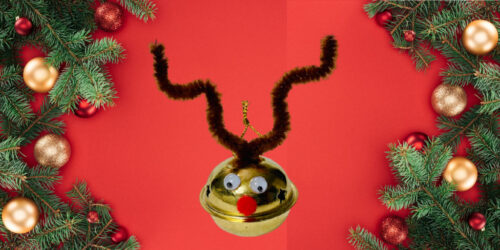 christmas tree reindeer bell