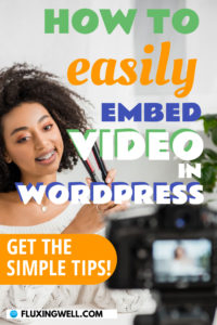 how to easily embed video in wordpress pinterest image
