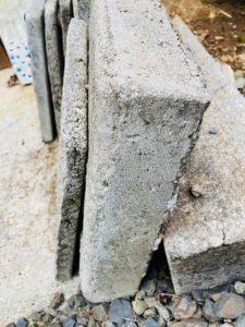 DIY Garden stepping stone thickness
