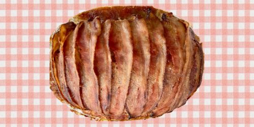 Bacon wrapped meatloaf recipe featured image