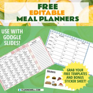 editable meal plan templates free offer