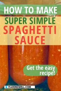 How to Make spaghetti sauce pinterest image