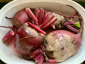 easy canned beets unpeeled