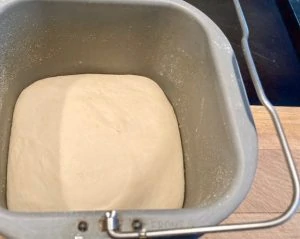 recipe for bread machine rolls dough in pan