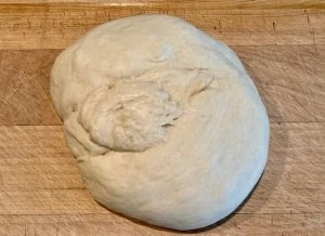recipe for bread machine rolls dough on breadboard