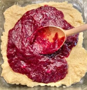 rhubarb blueberry filling for coffee cake recipe