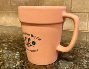 Mother's Day garden gifts terra cotta flowerpot mug