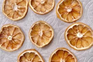 easy dried lemon slices for a lemon theme cake