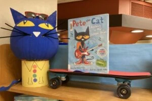 book character pumpkins ideas pete the cat and skateboard