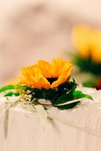 sunflower party theme ideas sunflower cake topper artificial flower