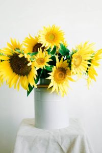 sunflower party theme ideas sunflowers in a jug