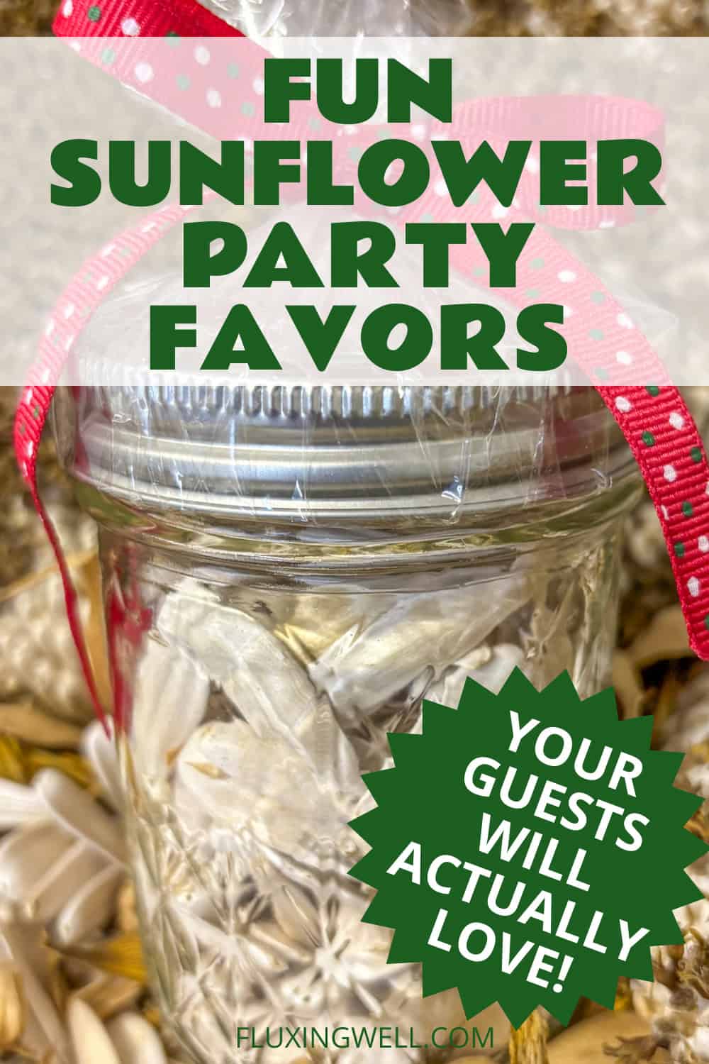 sunflower themed party ideas favors