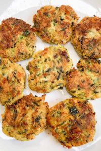 Zucchini Fritters with Cheese: Quick and Easy - Fluxing Well
