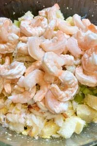 easy seafood salad recipe with real shrimp 