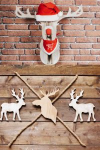 reindeer party ideas reindeer decor on wall for games