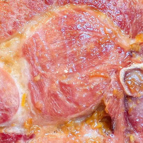 3 ingredient ham glaze finished ham