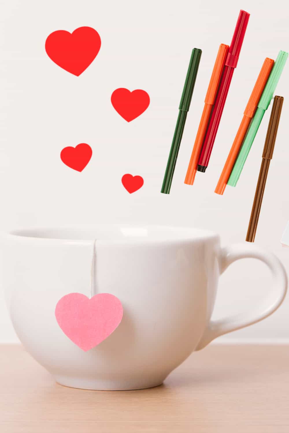 Valentine tea party ideas white tea cup