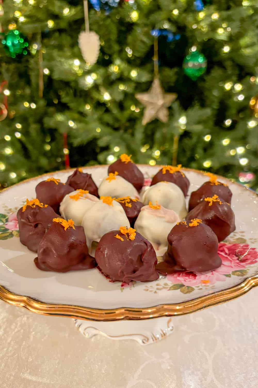 chocolate orange truffles christmas
