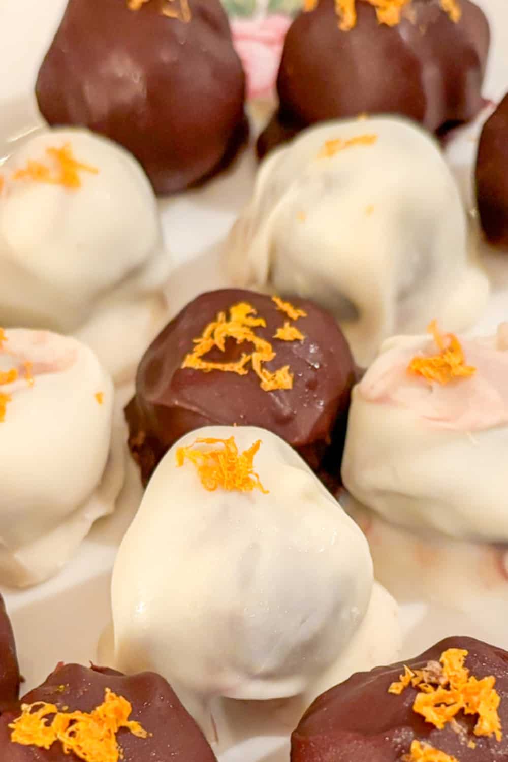 handmade chocolates for a chocolate gift box chocolate orange truffles