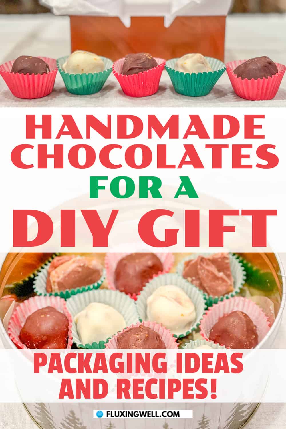 handmade chocolates for a DIY gift_ packaging ideas and recipes for a homemade chocolate gift box