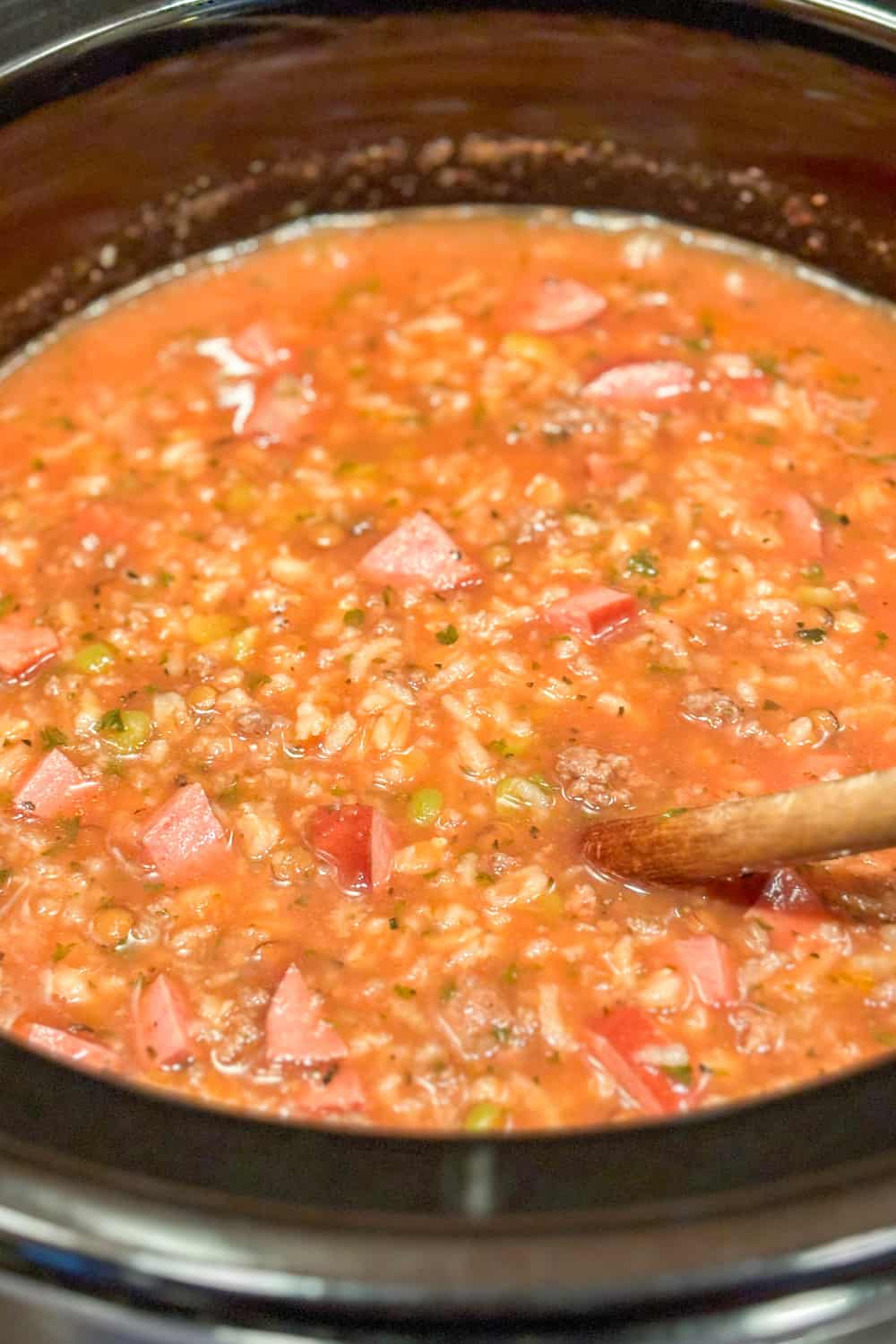 lentil barley soup in the crock pot