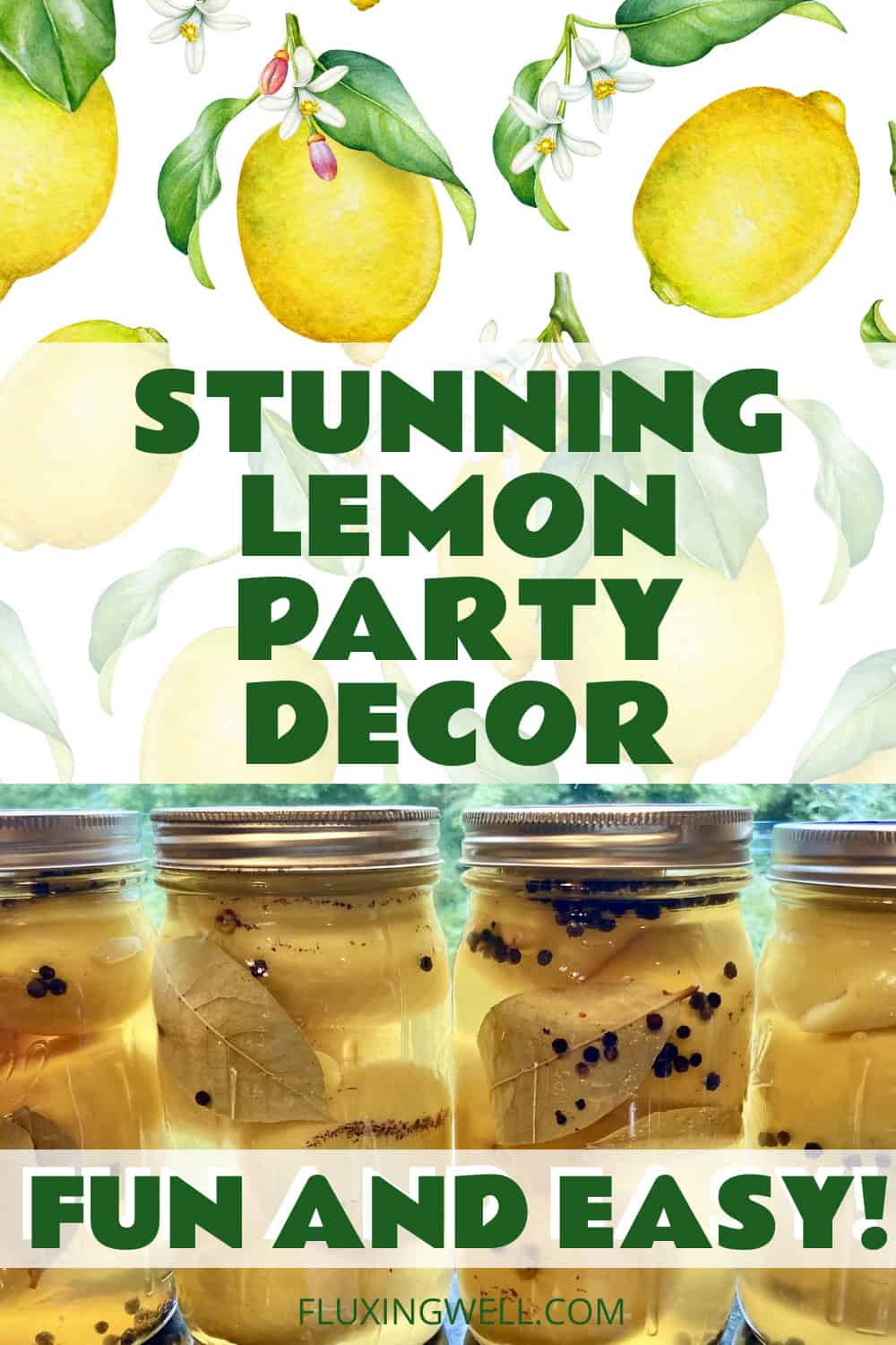 lemon themed party ideas decor
