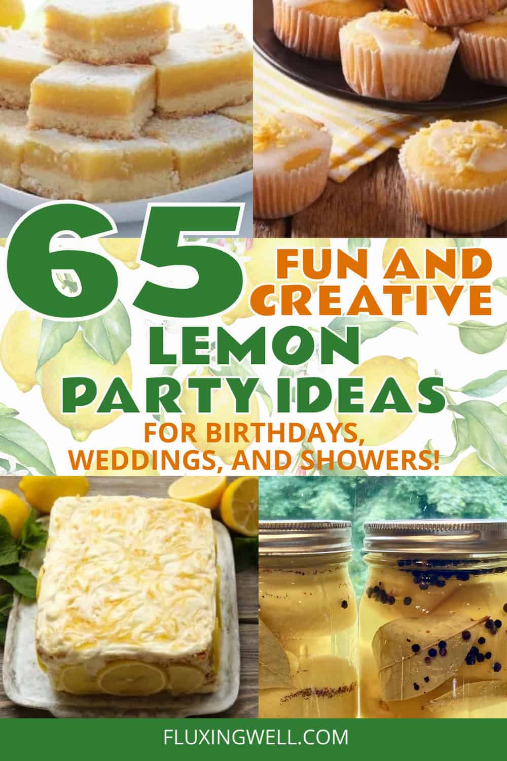 lemon themed party ideas food and decor