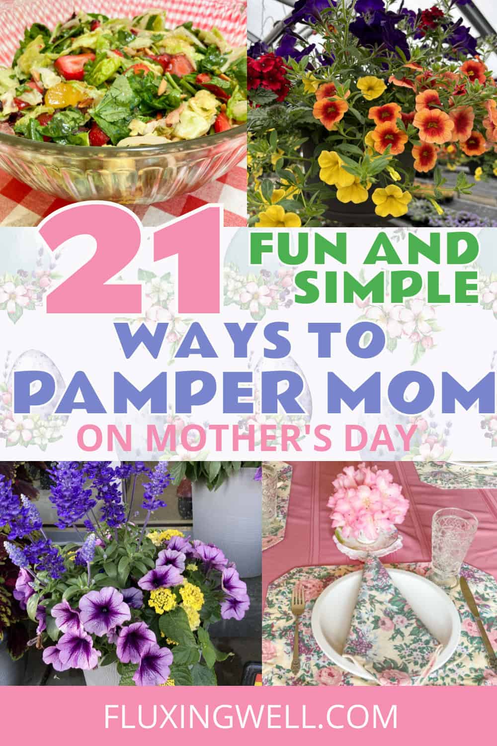 how to pamper mom on Mother's Day