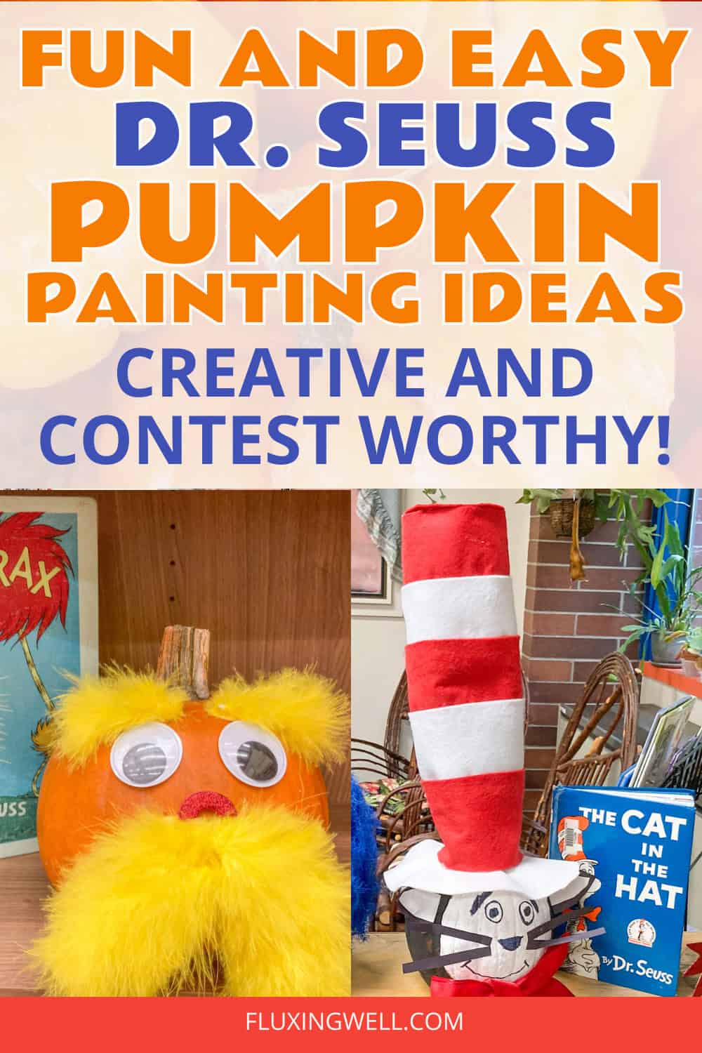 Pumpkin Characters from Books book characters from Dr. Seuss books