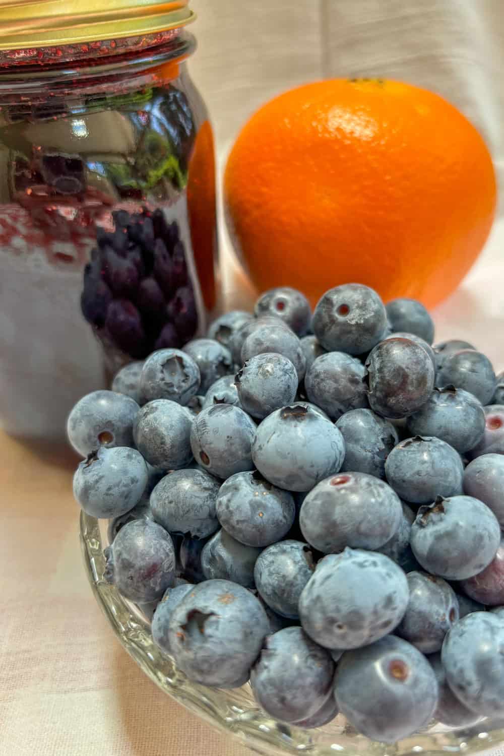 blueberry orange jam ingredients