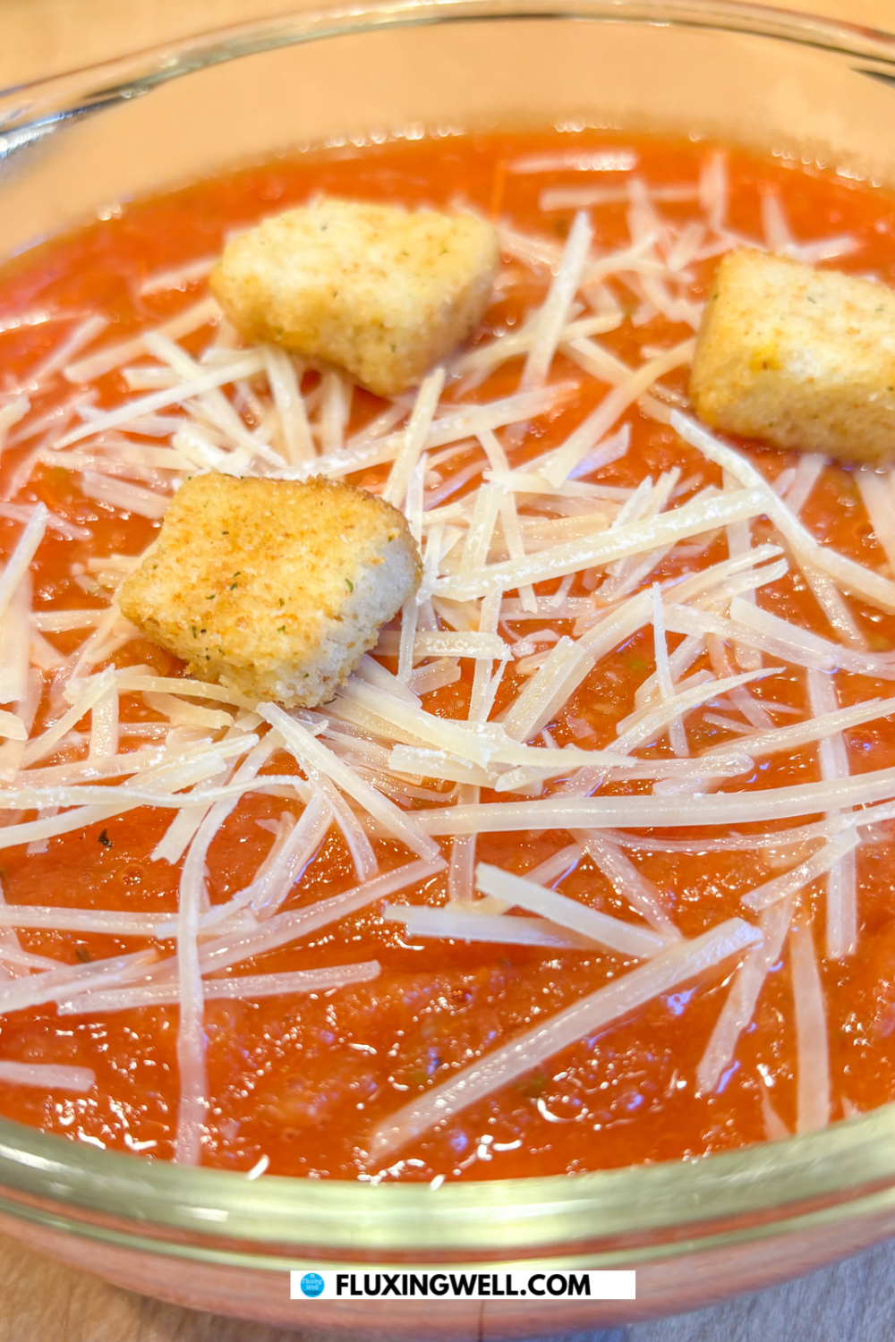 tomato squash soup in bowl