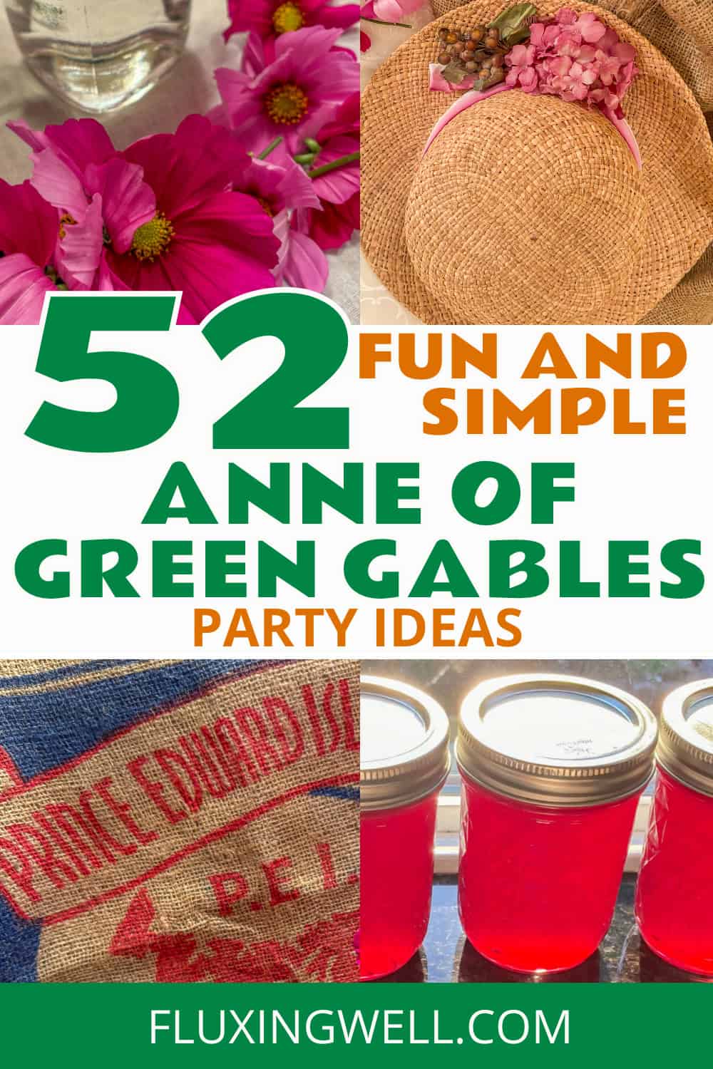 anne of green gables party ideas