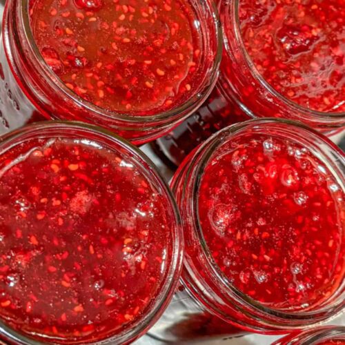 raspberry orange jam homemade christmas jam filled jars