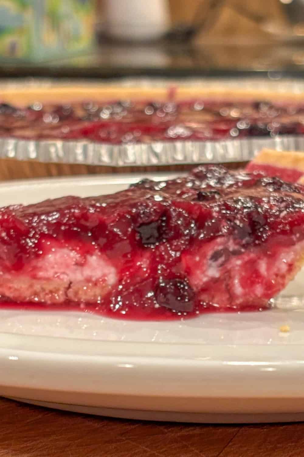 blueberry cream cheese pie piece