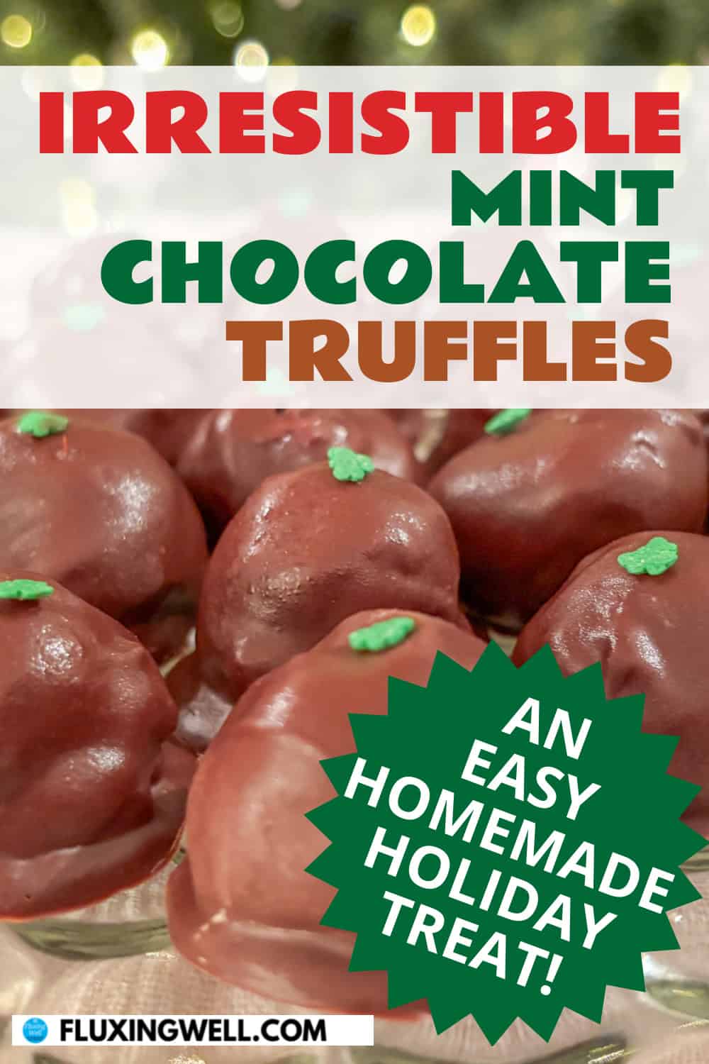 mint chocolate truffles easy homemade treat