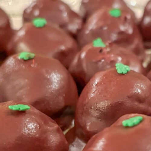 mint chocolate truffles easy mint desserts