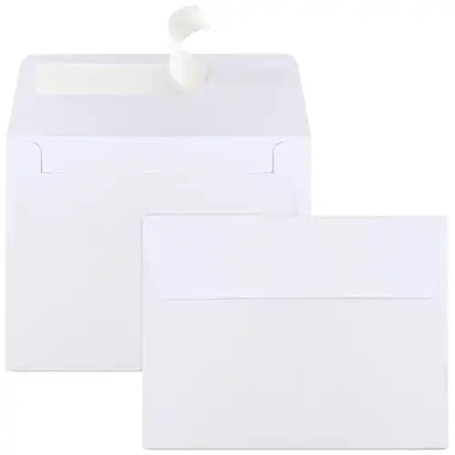 70 Packs Invitation Envelopes, A2 Envelopes White, Postcard Envelopes, Envelopes for 4.5x5.5 Cards, Envelopes for Invitations, Envelopes Self Seal for Photos RSVP, Greeting Cards