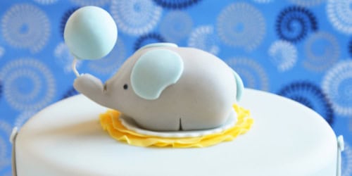 baby elephant themed party ideas elephant cake topper