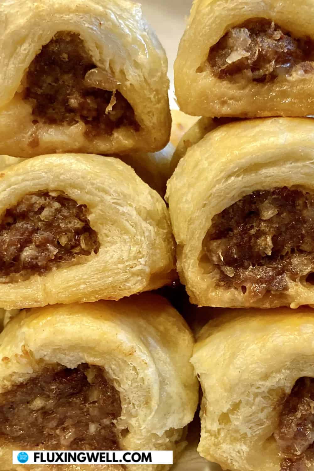 father's day picnic food mini sausage rolls