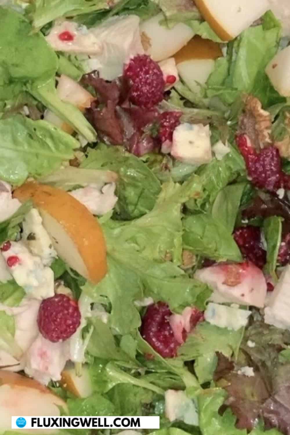 father's day picnic food pear walnut salad